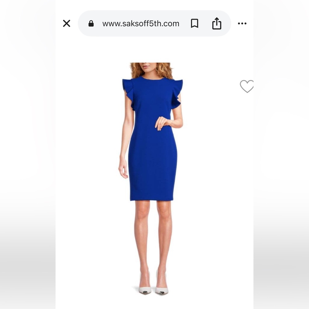 Chaps Elegant Blue Women's Dress